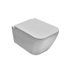 Immagine di VASO STONE SOSPESO SENZA BRIDA 52x36 CM CERAMICA BIANCA GLOBO (SENZA SEDILE)