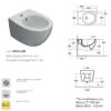 Immagine di BIDET 4ALL SOSPESO 48x37 CM CERAMICA BIANCA GLOBO