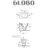 Immagine di VASO/BIDET 4ALL MULTI FILO PARETE 54x36 CM CERAMICA BIANCA GLOBO (SENZA SEDILE)