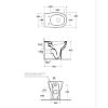 Immagine di VASO/BIDET 4ALL MULTI FILO PARETE 54x36 CM CERAMICA BIANCA GLOBO (SENZA SEDILE)