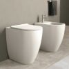 Immagine di VASO LALITA FILO PARETE CERAMICA BIANCA GLOBO (SENZA SEDILE)