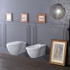Immagine di BIDET PAESTUM SOSPESO MONOFORO CERAMICA BIANCA GLOBO