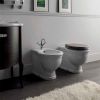 Immagine di BIDET PAESTUM FILO PARETE MONOFORO CERAMICA BIANCA GLOBO