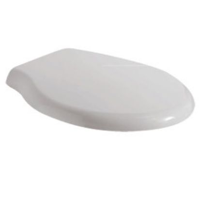 Immagine di COPRIWATER PAESTUM (PER ARTICOLO PA001) CHIUSURA NORMALE BIANCO LUCIDO GLOBO