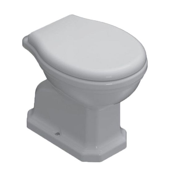 Immagine di VASO PAESTUM MONOBLOCCO SCARICO A PARETE GLOBO (SENZA SEDILE)