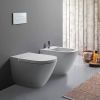 Immagine di BIDET STOCKHOLM FILO PARETE 58 CM CERAMICA BIANCA GLOBO