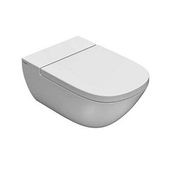 Immagine di VASO STOCKHOLM SOSPESO SENZA BRIDA CM 58 CERAMICA BIANCA GLOBO (SENZA SEDILE)