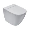 Immagine di VASO STOCKHOLM FILO PARETE 51 CM CERAMICA BIANCA GLOBO (SENZA SEDILE)