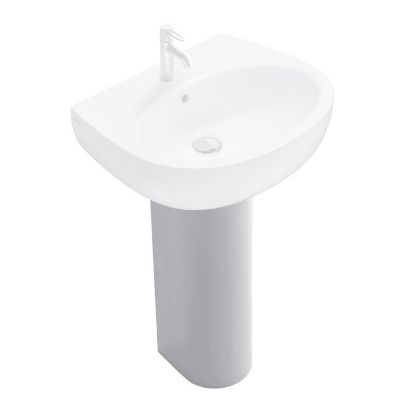 Immagine di COLONNA PER LAVABI GRACE BIANCO LUCIDO GLOBO