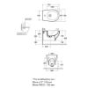 Immagine di BIDET GRACE SOSPESO MONOFORO NEW CERAMICA BIANCA GLOBO