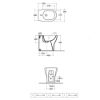 Immagine di BIDET GRACE FILO PARETE CM 52 MONOFORO NEW CERAMICA BIANCA GLOBO