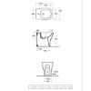Immagine di BIDET GRACE FILO PARETE CM 52 MONOFORO NEW CERAMICA BIANCA GLOBO