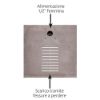 Immagine di FONTANA COLORE TORTORA 1 RUBINETTO CON BASE CEMENTO BEL-FER