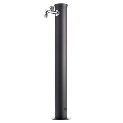Immagine di FONTANA COLORE ANTRACITE ALTA CON 1 RUBINETTO BEL-FER