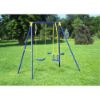 Immagine di ALTALENA DOPPIA 187x142XH182 CM CON 1 SEGGIOLINO E 1 CAVALLUCCIO