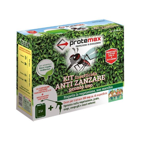 Immagine di KIT INSETTICIDA ANTIZANZARA PRONTO USO VERDE 2 LTPREXISO
