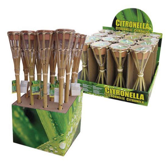 Immagine di CITRONELLA TORCIA BAMBÙ ALTEZZA 60 CM