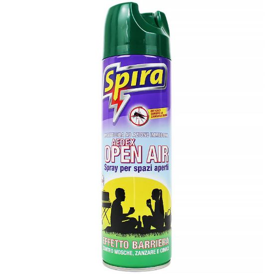 Immagine di INSETTICIDA SPRAY PER MOSCHE E ZANZARE PER SPAZI APERTI 500 ML SPIRA