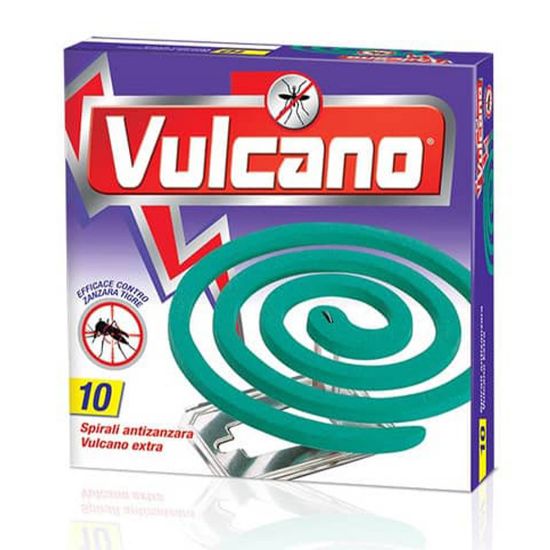 Immagine di ZAMPIRONE A SPIRALE CONFEZIONE 10 PZ VULCANO