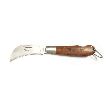 Immagine di COLTELLO INNESTO 19 CM MANICO LEGNO
