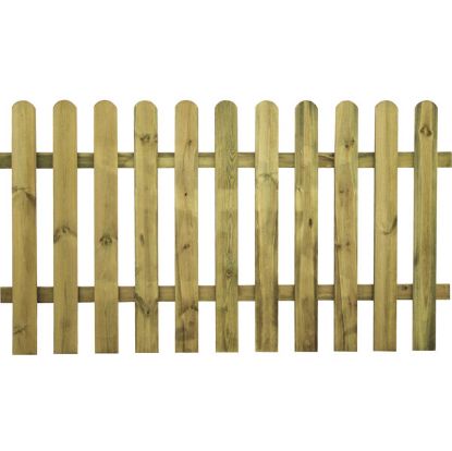 Immagine di STECCATO 11 DOGHE AUTOCLAVATO ALTEZZA 100 CM LUNGHEZZA 180 CM