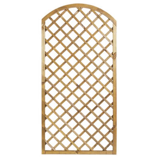 Immagine di GRIGLIATO CURVO AUTOCLAVATO ALTEZZA 180 CM LARGHEZZA 90 CM