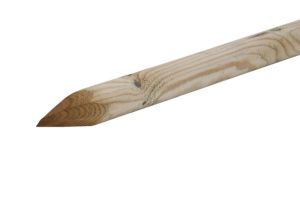 Immagine di PALO TONDO AUTOCLAVATO CON PUNTA DIAMETRO 46 MM ALTEZZA 1,75 MT