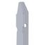 Immagine di PALO A T IN FERRO ZINCATO PER RECINZIONE 30X30X3 MM 1,25 MT