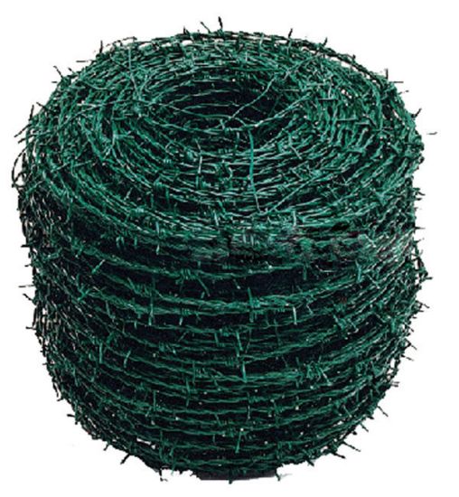 Immagine di FILO SPINATO PLASTIFICATO MM 2,20 ROTOLO 100 MT