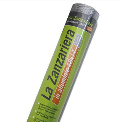 Immagine di ZANZARIERA IN ALLUMINIO MAGLIA 18X14 ROTOLO DA 0,80X2,50 MT