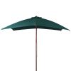 Immagine di OMBRELLONE LEGNO 3x3 MT COLORE VERDE