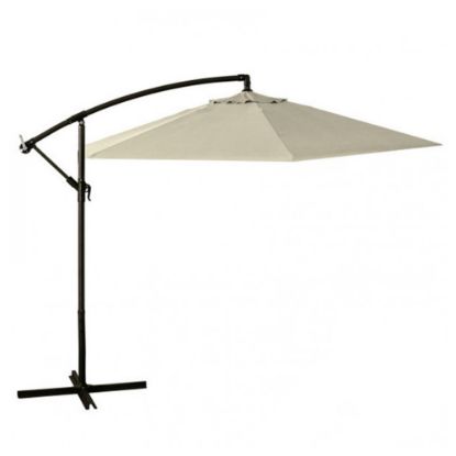 Immagine di OMBRELLONE DIAMETRO 300 CM CON BRACCIO LATERALE COLORE ECRU