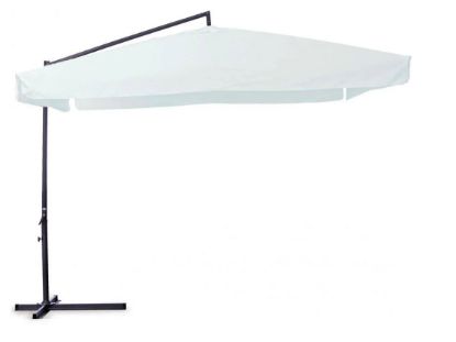 Immagine di OMBRELLONE DELUXE 3x3 MT CON BRACCIO LATERALE COLORE BIANCO
