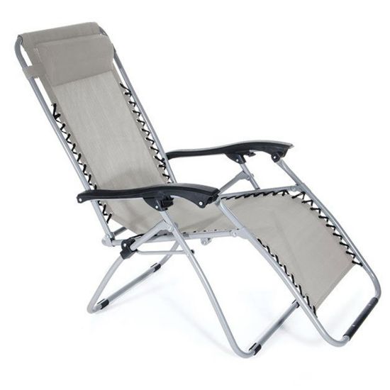 Immagine di SDRAIO PIEGHEVOLE MULTIPOSIZIONE IBIZA COLORE GRIGIO