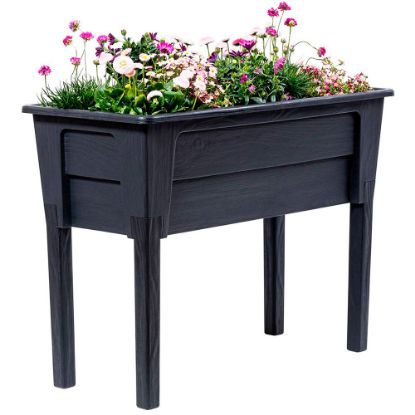 Immagine di FIORIERA NIAGARA DIMENSIONI 78X37,7X81H CM ANTRACITE SCURO ART. 640 TOOMAX