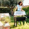 Immagine di FIORIERA NIAGARA DIMENSIONI 78x37,7x81H CM ANTRACITE SCURO ART. 640 TOOMAX