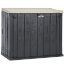 Immagine di BOX GIARDINO COLORE ANTRACITE SCURO/GRIGIO TORTORA DIMENSIONI 129,5x74,5x111H CM 842 LTDI VOLUME TOOMAX