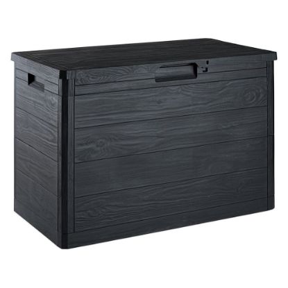 Immagine di BAULE MULTIBOX WOODY S 160 COLORE ANTRACITE SCURO VOLUME 160 LTDIMENSIONI 77,5X44,5X53H CM TOOMAX