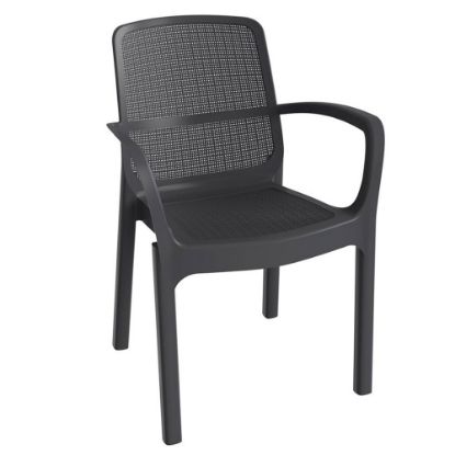 Immagine di SEDIA SIROLO DIMENSIONI 58X56,5X83H CM COLORE ANTRACITE SCURO - ART. 966 TOOMAX