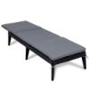 Immagine di LETTINO SIROLO SUNLOUNGER PLUS DIMENSIONI 60x186x32,5H CM COLORE ANTRACITE SCURO - ART. 953 TOOMAX