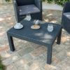 Immagine di SET DA GIARDINO 2 POSTI LAVINIA COLORE ANTRACITE SCURO TOOMAX