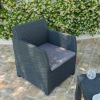 Immagine di SET DA GIARDINO 2 POSTI LAVINIA COLORE ANTRACITE SCURO TOOMAX