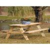 Immagine di TAVOLO PIK-NIK AUTOCLAVATO 141X73X180 CM
