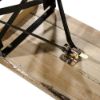 Immagine di SET BIRRERIA IN LEGNO RETTANGOLARE TAVOLO 200x80 CM + DUE PANCHE
