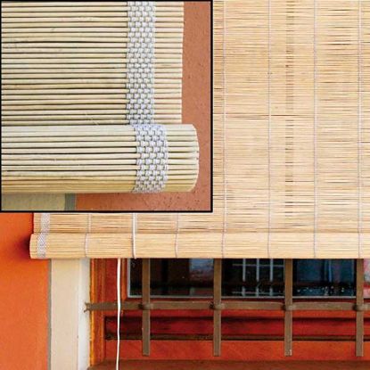 Immagine di TAPPARELLA ASIA BAMBU H 150 x L 300 CM ARROTOLAMENTO A FILO