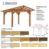 Immagine di GAZEBO LIBECCIO1 IN KIT 400X350 H280 CM