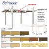 Immagine di GAZEBO SCIROCCO2 IN KIT 450x350 H 260 CM