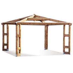 Immagine di GAZEBO MAESTRALE2 IN KIT 390X390 H300 CM