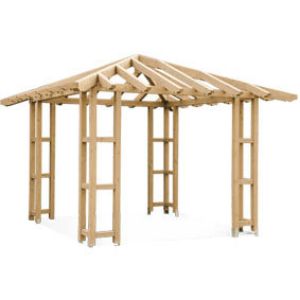 Immagine di GAZEBO GRECALE3 IN KIT 500x500 H 320 CM