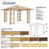 Immagine di GAZEBO GRECALE1 IN KIT 400x400 H 300 CM